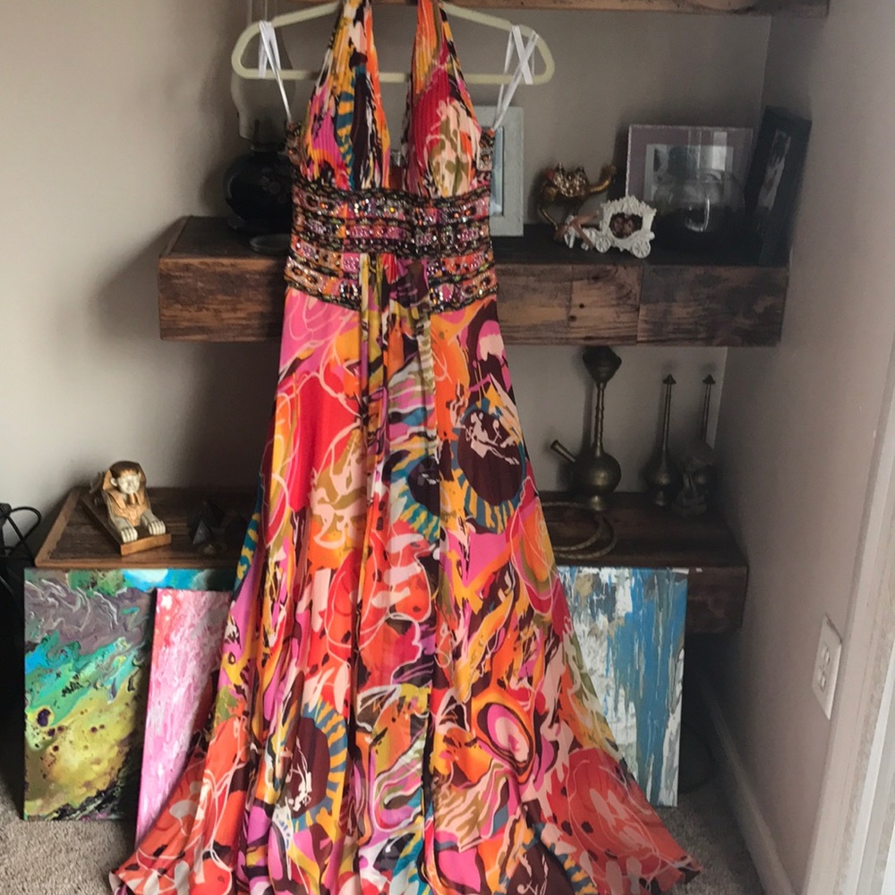 TONY BOWLS EVENING GOWN